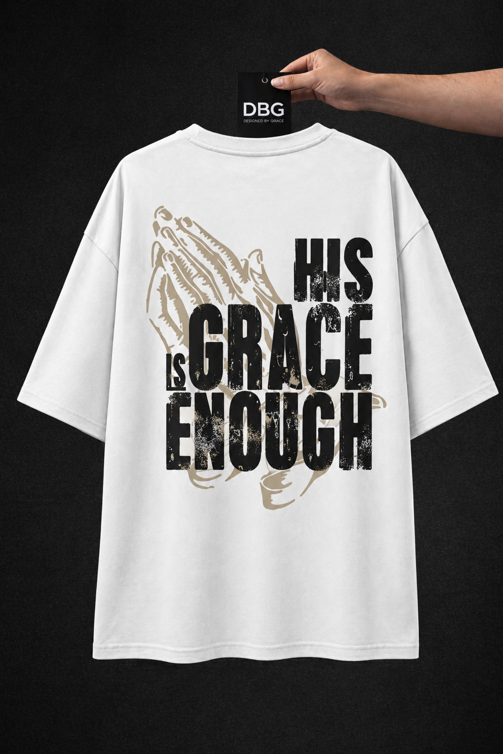 HIS GRACE IS ENOUGH™ — Oversized Tee